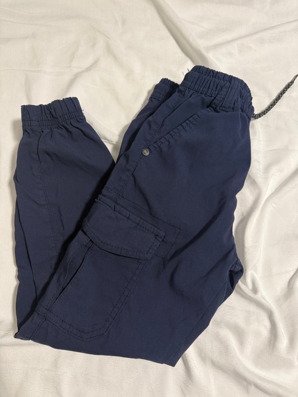 DKNY Navy Cargo Jogger Sweatpants